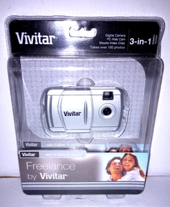 Freelance Vivitar Digital Camera 3 In 1 PC Web Cam Video Clips 100+ Photos - New - Picture 1 of 2