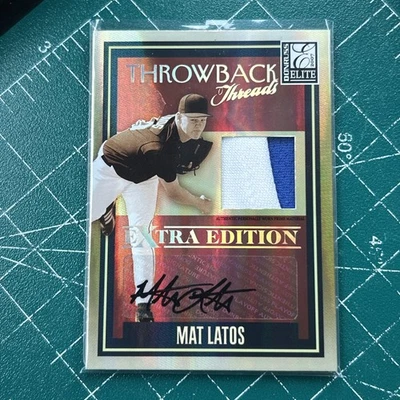 Donruss Elite Throwback Threads 2007 #tt-ml alfombrilla Latos radiocontrol 20/25 reliquia automática  Foto 1 de 2