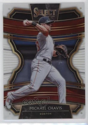 2020 Panini Select White Prizm /50 Michael Chavis #10 - Image 1 of 2