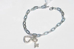 Nuevo brazalete de circonio cúbico llave de ley .925 - Imagen 1 de 1