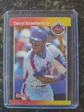 Darryl Strawberry - New York Mets - 1989 Donruss Baseball Card #147
