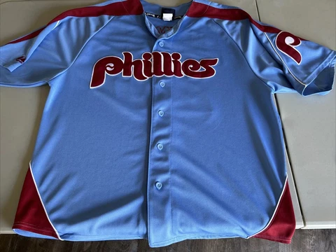 Philadelphia Phillies, Majestic Cooperstown collection Mike Schmidt jersey Cover