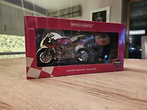 2002 MINICHAMPS MICHAEL THE BLADE RUTTER DUCATI 996RS 122021296 MACAU GP WINNER - Picture 1 of 6