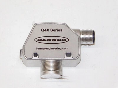 Novo sensor fotoelétrico a laser de aço inoxidável Banner Engineering Q4XTBLAF100-Q8 - Imagem 1 de 4
