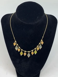 Ann Klein Vintage Charm Necklace Gold Toned - Picture 1 of 4