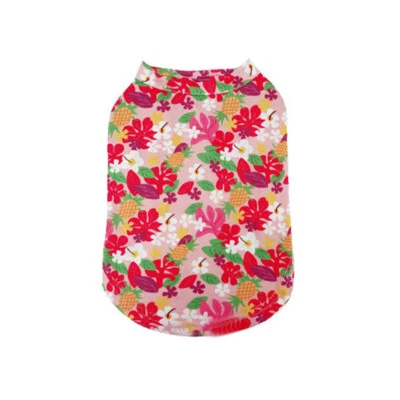 Dog Vest T-shirts Summer Pet Clothes Print Puppy Cat Hawaiian Beach Thin Costu @ - Image 1 of 4