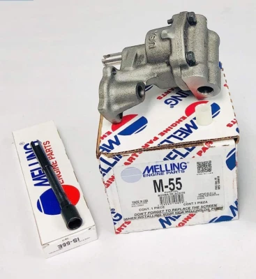 MELLING M55 Oil Pump+Drive Rod/Shaft Kit for Chevy SB 283 305 327 350 383 400 - Image 1 of 4