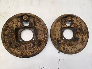 REAR 10 BOLT AXLE BACKING PLATE CHEVY GMC TRUCK 1973-1987 UP TO 91 BLAZER - Picture 1 of 6