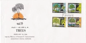 Ethiopia: 1986: Trees, FDC - Picture 1 of 1
