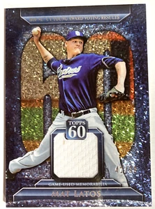 2011 Topps 60 Relics Series 2 Diamond Anniversary 42/99 Mat Latos #T60R-ML - Picture 1 of 6