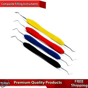Dental Composite Filling Instruments Restoration Flat Plastic Placement Tools - Picture 1 of 5