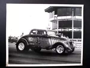 Foto original Willys Gasser Hot Rod Keith Black Racing Engines Ambition 1990 - Imagen 1 de 2