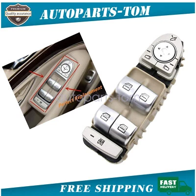 Front Left Master Power Window Switch 2229056800 For Mercedes Benz C300 GLC300 - Image 1 of 4