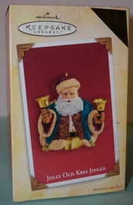 Ornamento Hallmark Keepsake 2004 - Jolly Old Kris Jingle - Santa con campanas - Imagen 1 de 7
