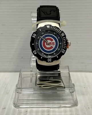 Chicago Cubs MLB Starter Men's Watch - Men's Black Watch - Chicago Cubs Watch - Image 1 of 4