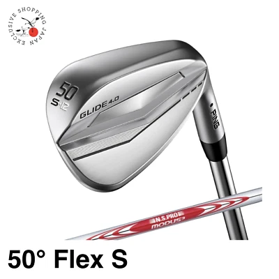Ping Glide 4.0 S Grind Wedge Club 50° N.S.PRO Modus3 Tour 115 Steel Shaft Flex S - Image 1 of 4