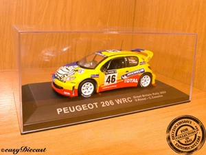 PEUGEOT 206 WRC 1:43 GREAT BRITAIN 2002 VALENTINO ROSSI - Picture 1 of 1