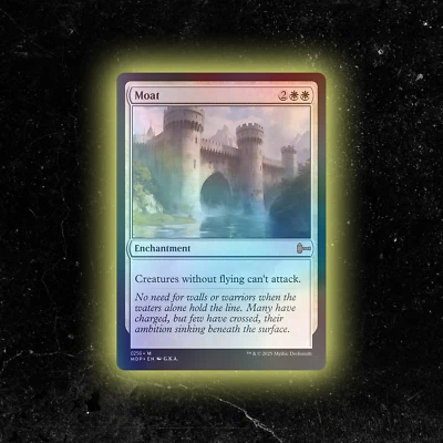 FOIL - Moat - Custom Magic: The Gathering Card - High-Quality - Image 1 of 4