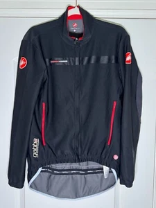 Men’s Castelli Gabba Rosso Corsa Windstopper Cycling Jacket, Black, XXL - Picture 1 of 8