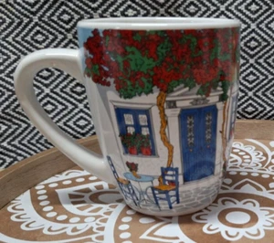 Edel Porzellan Tasse Becher Kaffee Tee NEU Griechenland Andenken Mitbringsel - Bild 1 von 6