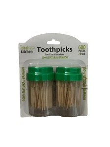 600Pcs Tooth Picks Double Pointed Oral Care Toothpick Appetizer Sticks US Seller - Picture 1 of 1