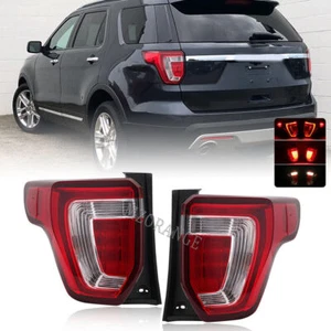Left+Right Side Tail Light For Ford Explorer 2016 2017-2019 Rear Brake Stop Lamp - Picture 1 of 12