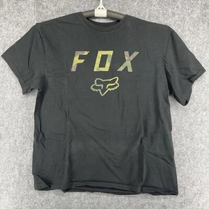 Camisa Fox Racing Para Hombre XL Negra Camuflaje Manga Corta Algodón Informal Cuello Redondo - Imagen 1 de 3