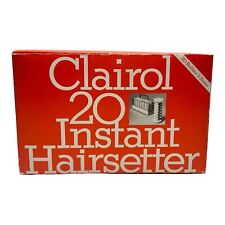Vintage 1968 Clairol Kindness 20 Instant Hairsetter Curler Set Tested