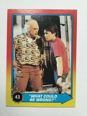 Topps Back To The Future Part II 2 Trading Card 43 What Could Be Wrong - Image 1 of 2