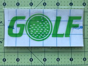 GOLF Golfing Golf Ball Vinyl Decal Sticker Motorcycle Vehicle Toolbox Hood #05