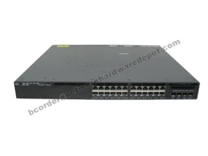 Cisco WS-C3650-24PD-E 24-Port PoE+ 3650 Switch mit Wechselstrom - 1 Jahr Garantie - Bild 1 von 2