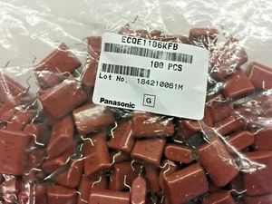 (10 STÜCK SET) ECQ-E1106KFB, CAP FILM 10UF 10% 100VDC RADIAL, (26 x 11,5 x 26 mm) - Bild 1 von 2