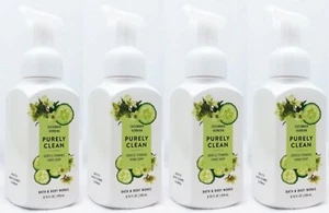 4 Bath & Body Works CUCUMBER VERBENA CLEAN GREEN TEA Gentle Foaming Hand Soap - Picture 1 of 1