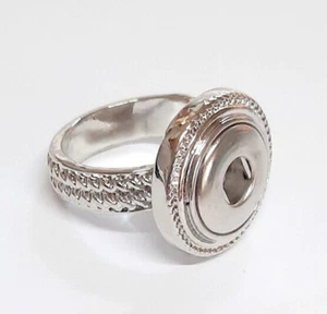 Clixy Ring Ringschiene für Clixy-Druckknöpfe silberfarben Grösse: 53 - Bild 1 von 1