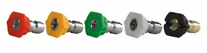 Jabón en aerosol de conexión rápida de acero inoxidable de 1/4" boquilla 3.0 kit de 5 piezas - Imagen 1 de 9