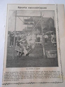 Sports Excentriques La Course au Baquet Image Print 1909 - Imagen 1 de 1