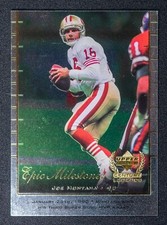 1999 Upper Deck Century Legends Epic Milestones #EM2 Joe Montana NFL Card 49ers