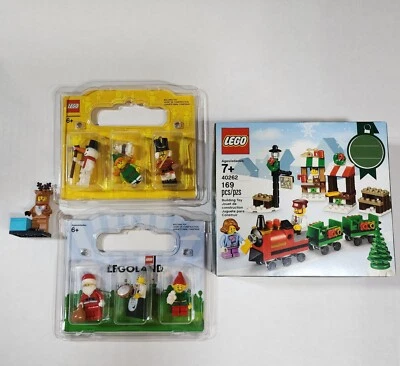 Lego Navidad Lote 7 Minifiguras y Tren Set 40262 Foto 1 de 4