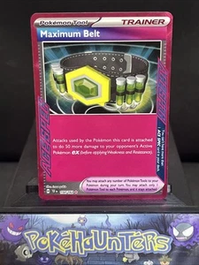 Tarjeta Pokémon Cinturón Máximo 154/162 Fuerzas Temporales ACE Especificación Casi Nuevo - Imagen 1 de 2