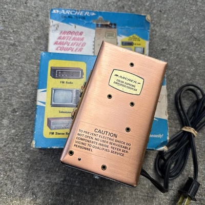 Archer 15-1120 FM Amplifier Use with Indoor Antenna Amplified Coupler (4 Units) - Image 1 of 4