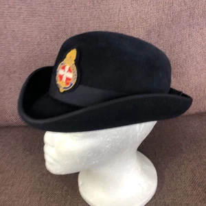 Vintage Girls' Brigade Hat - Trilby Bowler Wool Hat Stylish Size Small - Picture 1 of 9