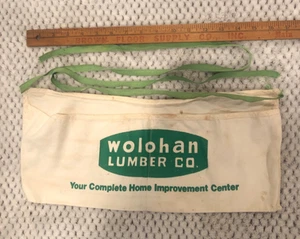 WOLOHAN LUMBER COMPANY NAIL APRON CARPENTERS ACCESORY - Picture 1 of 2