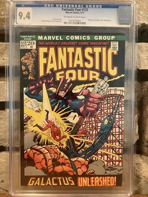 FANTASTIC FOUR 122 CGC 9.4 (5/72) OW/W Silver Surfer & Galactius - Image 1 of 4