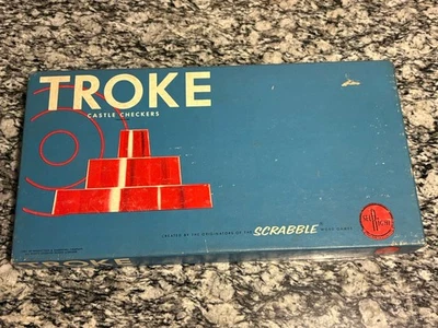 VINTAGE Troke Castle Checkers COMPLETE Selchow & Righter 1961 Strategy Draughts - Image 1 of 4