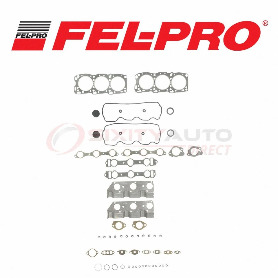 Fel-Pro Cylinder Head Gasket Set for 1988-1993 Dodge Dynasty 3.0L V6 - pv Foto 1 de 4