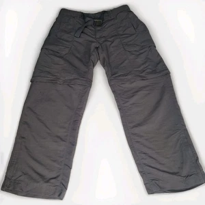 The North Face Pants Mens Size M Convertible Outdoors Hiking Grey 100% Nylon EUC - Picture 1 of 14