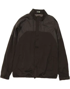 IZOD Mens Windbreaker Jacket UK 40 Large Black Polyester BA07 - Picture 1 of 3