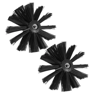 Herramientas de repuesto para secador de cabezal de cepillo de limpieza de tuberías de 2 piezas para limpiador de rejillas de ventilación - Imagen 1 de 12