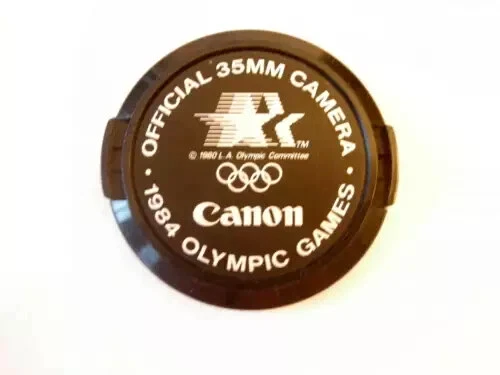Canon FD 52mm 1984 Official 35mm Olympic Games lens cap (M12#2 refB) - Image 1 of 1