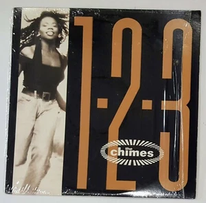 DJ Disco: THE CHIMES: 1-2-3 (1989 CBS Records Vinyl Single Maxi LP 12" 33 RPM ) - Picture 1 of 4